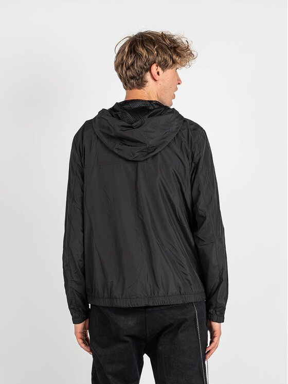 Les Hommes Les Hommes Bunda pro přechodné období LKO312 250U | Light Weight Windbreaker Černá Regular Fit