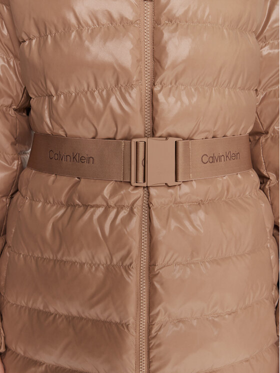 Calvin Klein Calvin Klein Зимно яке LV044D542G Бежов Regular Fit