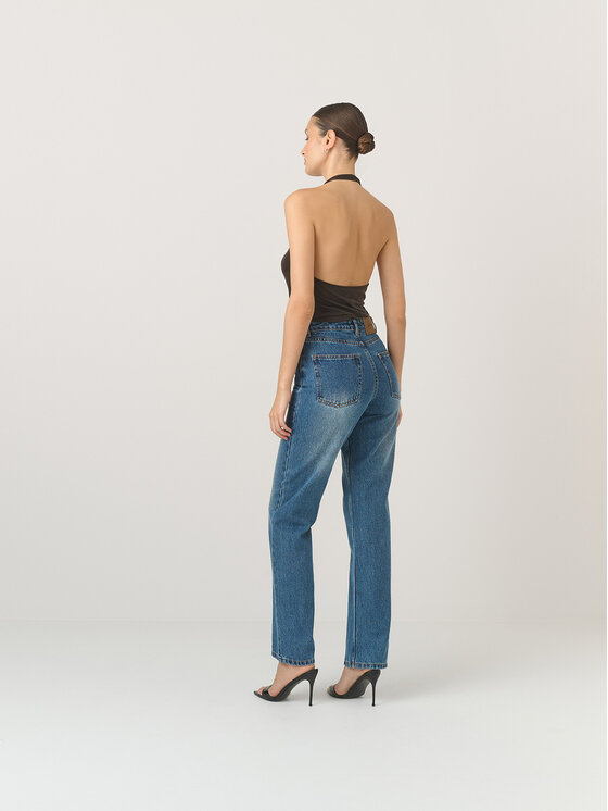 La Mania La Mania Top MILEY Brązowy Classic Fit