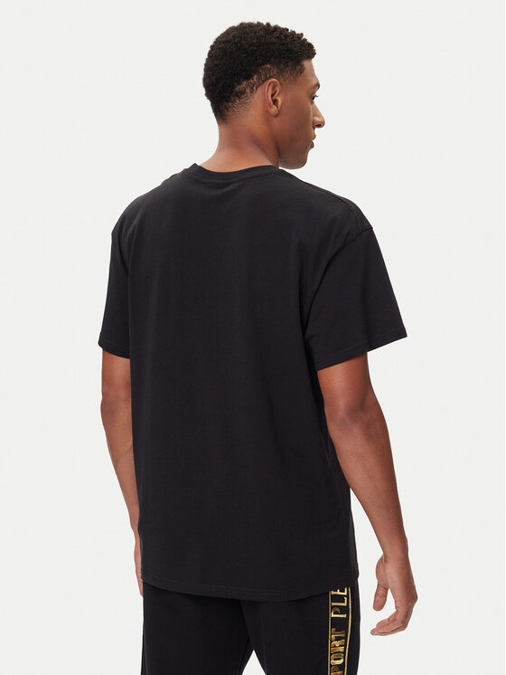 Plein Sport Plein Sport Majica FAEC MTK8354 STE001N Črna Loose Fit