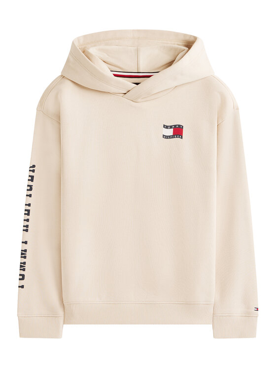 Tommy Hilfiger Tommy Hilfiger Mikina Wavy Flag KB0KB10319 Béžová Regular Fit