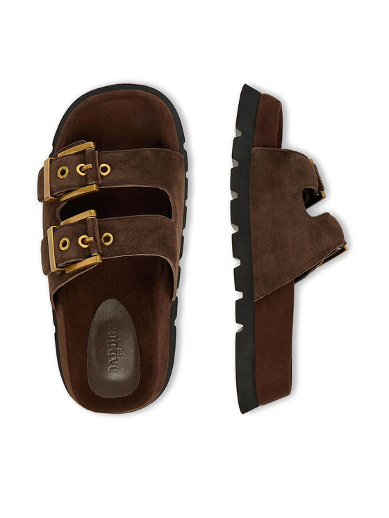 Badura Badura Ciabatte EO-ALIVIA-LT2525-1 Marrone scuro