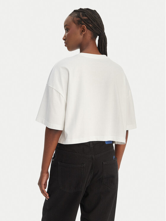 Calvin Klein Jeans Calvin Klein Jeans Póló LV047F828G Fehér Boxy Fit