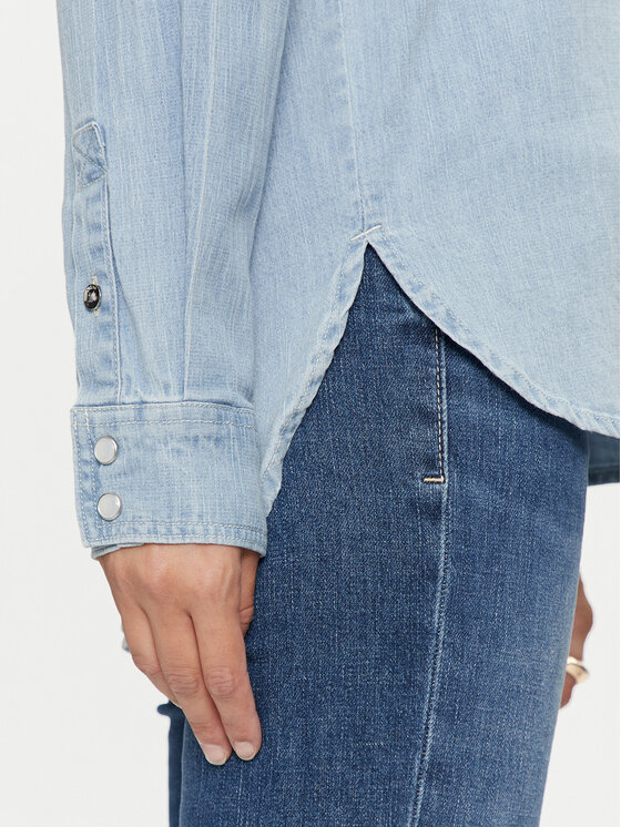Guess Guess Teksasärk Waima W4YH24 D3PF5 Sinine Regular Fit