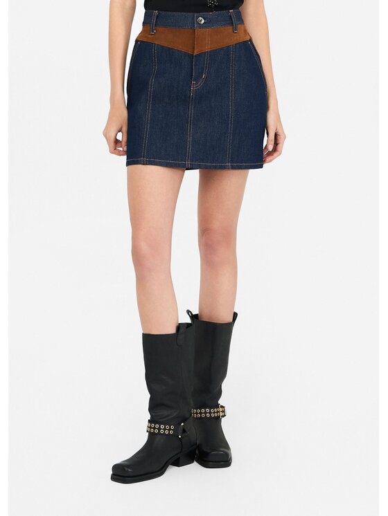 Liu Jo Liu Jo Gonna di jeans UF5085DS07377000 Celeste Regular Fit