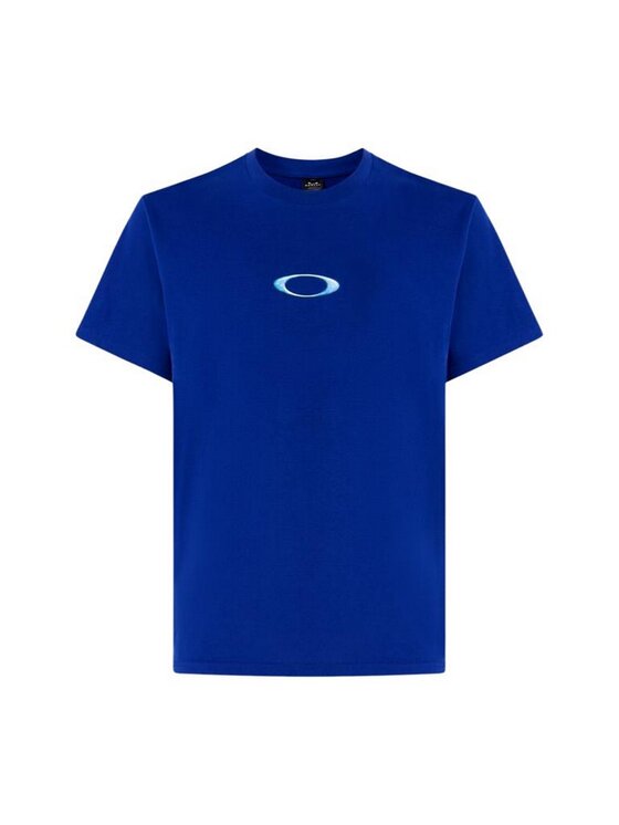 Oakley Oakley T-Shirt FOA405444 Niebieski Regular Fit
