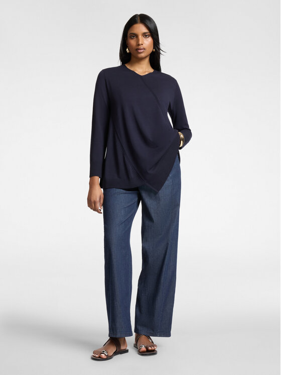 Elena Mirò Elena Mirò Sweter M578Z000719N034 Niebieski A-Line Fit