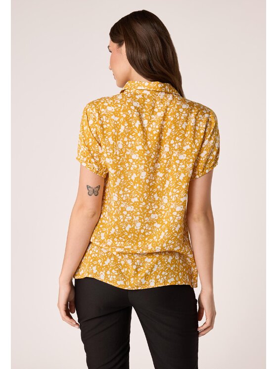 QUIOSQUE QUIOSQUE Blúzka QUIOSQUE 2LK002312 Žltá Regular Fit