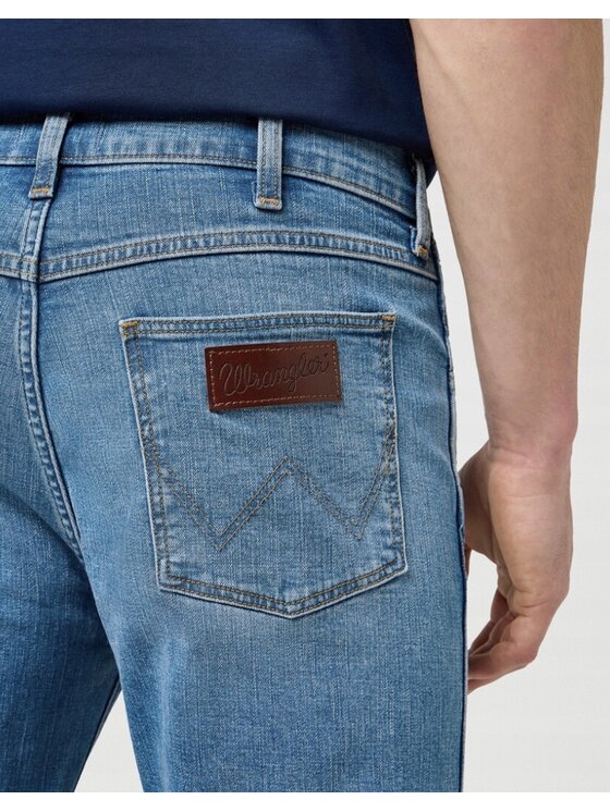 Wrangler Wrangler Jeans Larston Blu Slim Fit