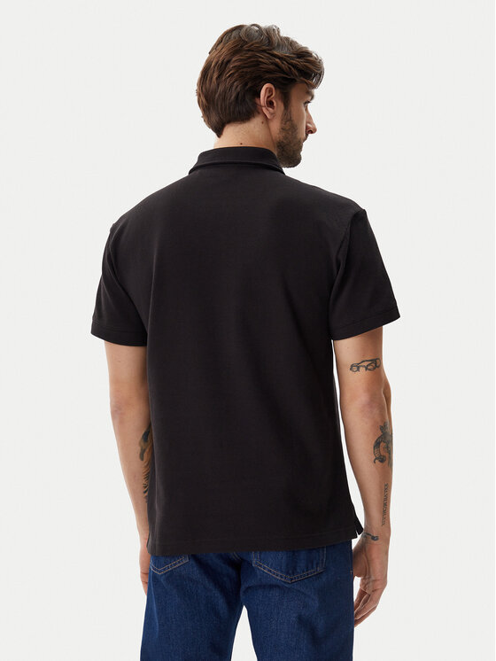 Calvin Klein Jeans Calvin Klein Jeans Тениска с яка и копчета J30J327040 Черен Regular Fit