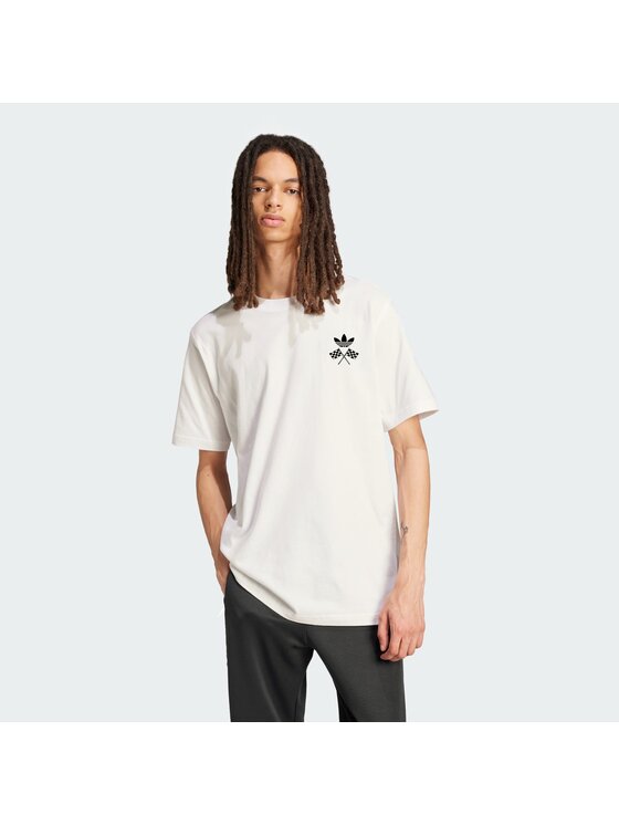 adidas adidas T-Shirt 158469 Biały Loose Fit