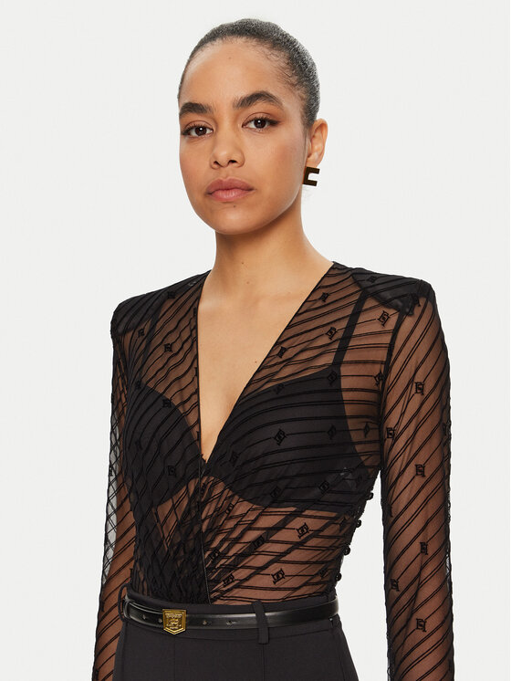 Elisabetta Franchi Elisabetta Franchi Jumpsuit TU-021-46E2 Nero Slim Fit