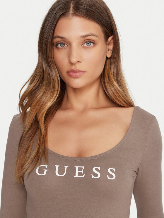 Guess Guess Glaustinukė O5RM08 KBBU1 Smėlio Regular Fit