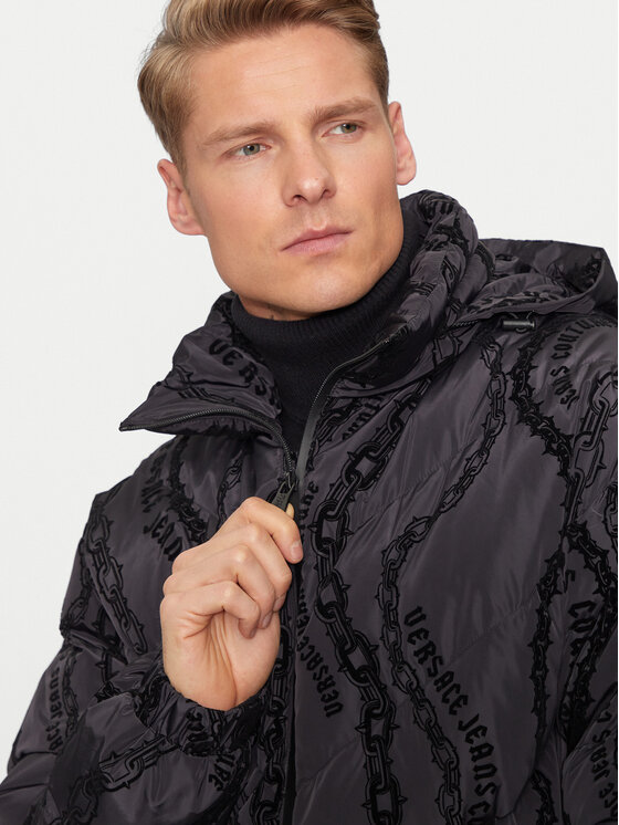 Versace Jeans Couture Versace Jeans Couture Μπουφάν πουπουλένιο 77GAUD04 Μαύρο Regular Fit