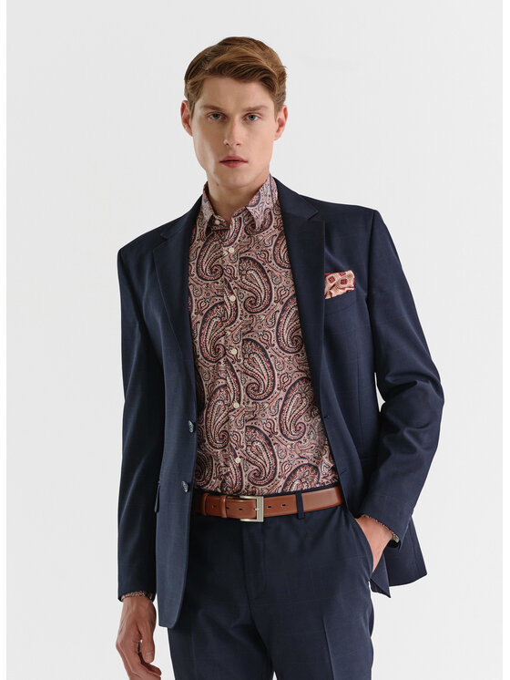 Pako Lorente Pako Lorente Marynarka P23SF-3G-012 Granatowy Slim Fit