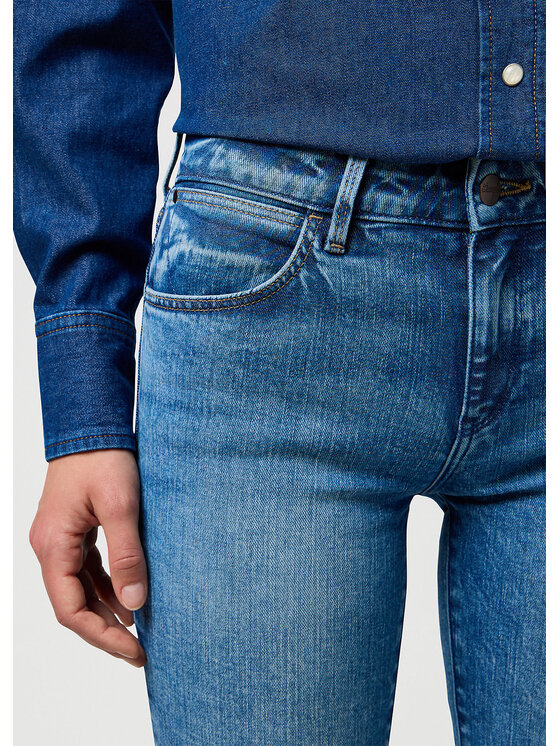 Wrangler Wrangler Jeansy BOOTCUT Niebieski Bootcut Fit