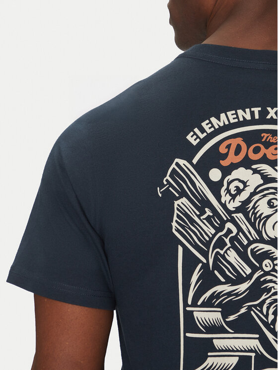Element Element T-shirt ELYZT00520 Tamnoplava Regular Fit