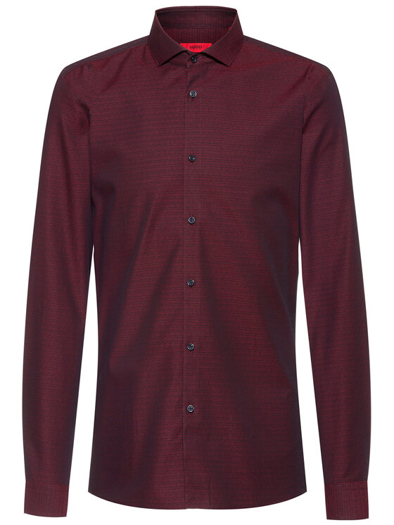 Hugo Boss LS SC ERRIKO HUGO SCRIPT CTN SHIRT 413 NAVY | Mens Shirts *  GAVEGLEDER