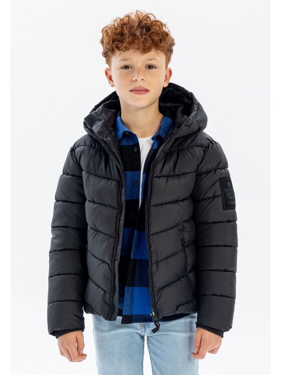 minoti minoti Kurtka zimowa 19coat50 Czarny Regular Fit