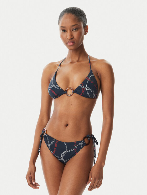 Tommy Hilfiger Tommy Hilfiger Горнище на бански UW0UW06393 Тъмносин