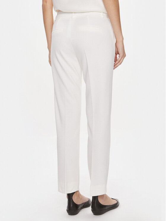 Marella Marella Chinosy Matteo 2413781014 Biały Slim Fit