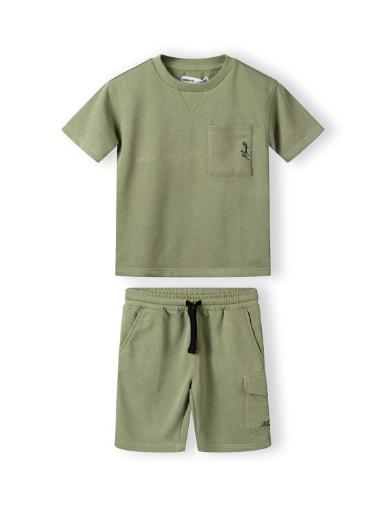 minoti minoti T-Shirt 17SET50C Zielony Regular Fit