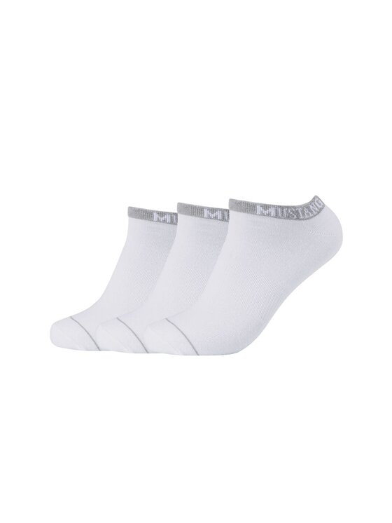 Mustang Mustang Calzini corti 3 PACK SOCKS Bianco