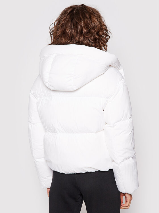 Tommy Hilfiger Giubbotto piumino WW0WW29933 Bianco Loose Fit • Modivo.it