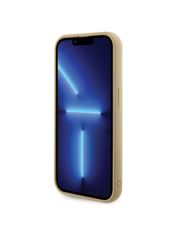 Guess Guess Etui na telefon iPhone 15 Pro Złoty