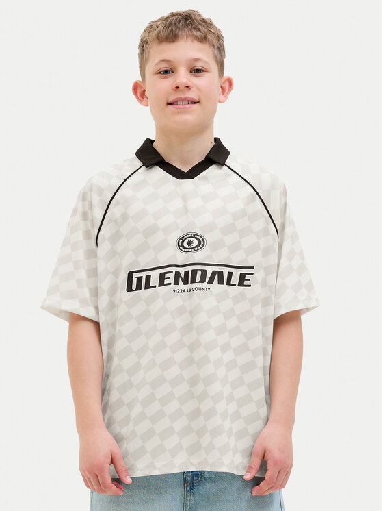 Jack&Jones Junior Polokošeľa 12278700 Béžová Loose Fit