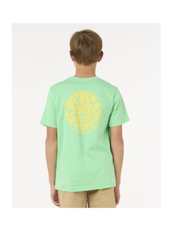 Rip Curl Rip Curl T-Shirt Wetsuit Icon Tee -Kids Zielony Standard Fit