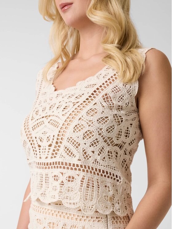 Guess Guess Svetr 182462 Béžová Classic Fit