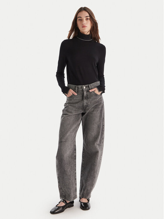 Liu Jo Liu Jo Гольф MF5229 MS49I Чорний Regular Fit