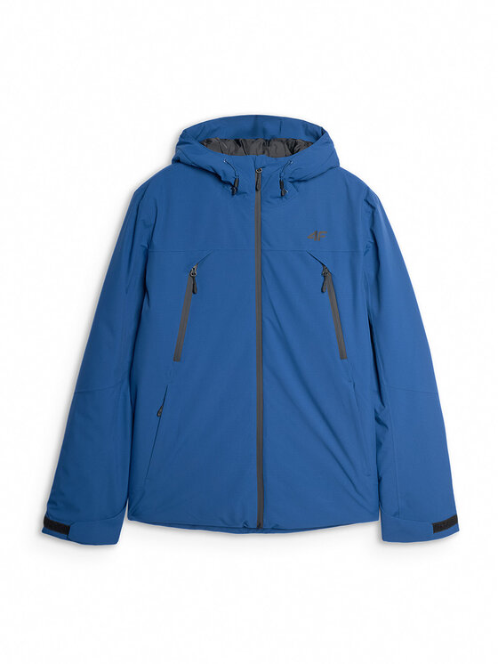 4F 4F Kurtka przejściowa URBAN COMMUTER Niebieski Regular Fit