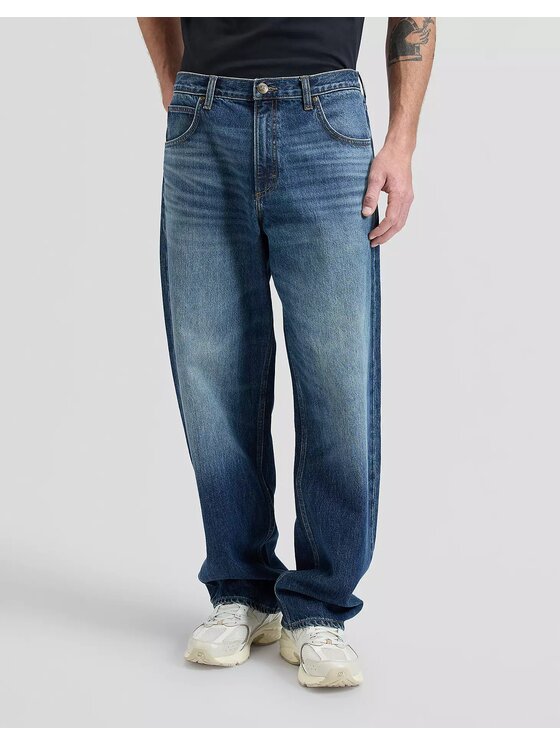 Lee Lee Jeansy HENRY BAGGY Niebieski Loose Fit