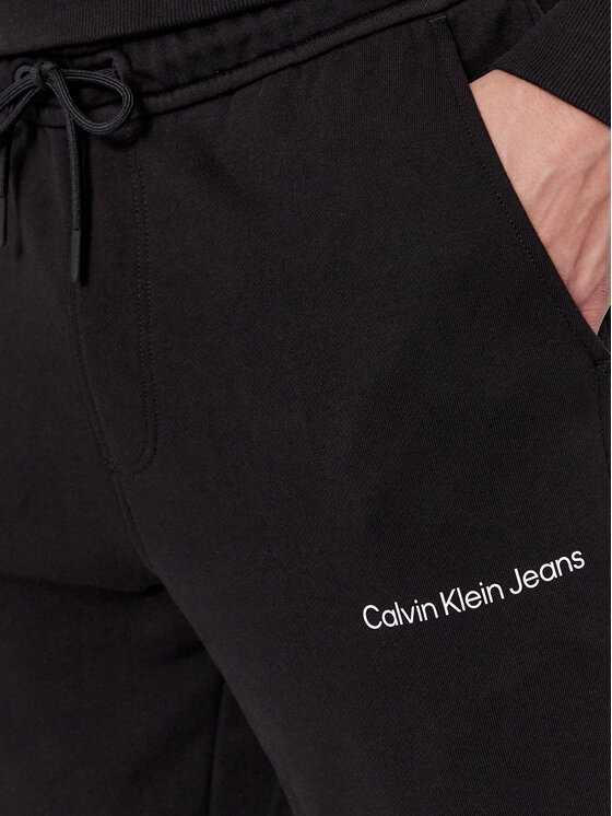 Calvin Klein Jeans Calvin Klein Jeans Teplákové kalhoty Institutional J30J324739 Černá Regular Fit