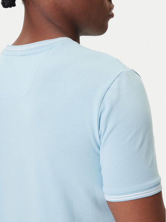 BOSS BOSS Tricou Taul 50521245 Albastru celest Regular Fit