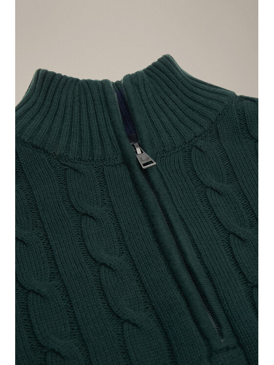 Lancerto Lancerto Sweter Cutter SW073225000040 Zielony Regular Fit