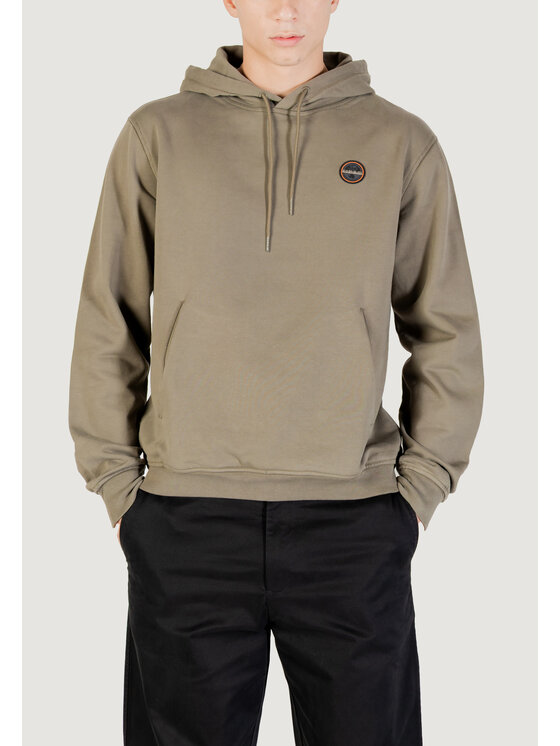 Napapijri Napapijri Μπλούζα B-BADGE H Πράσινο Egg Fit