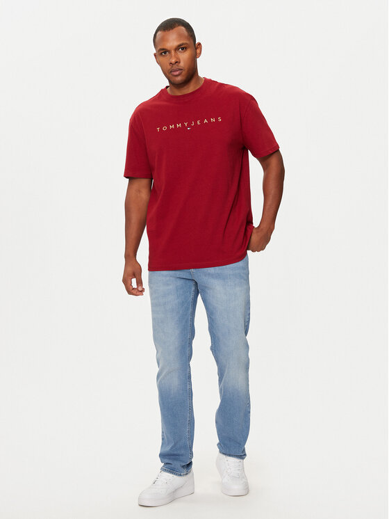Tommy Jeans Tommy Jeans T-shirt DM0DM19694 Crvena Regular Fit
