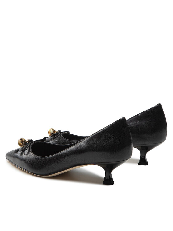 Tory Burch Tory Burch Cipele Capri Kitten Heel Pump 136949 Crna