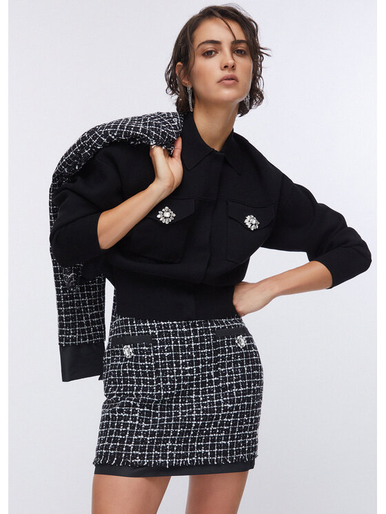 Liu Jo Liu Jo Minigonna PA6053TS122P9250 Nero Regular Fit