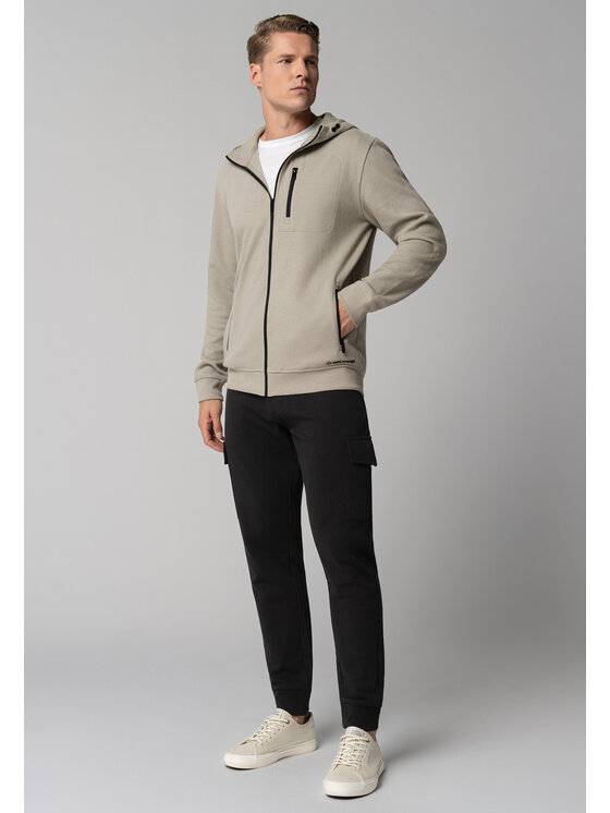 Volcano Volcano Bluza B-SAGI Beżowy Regular Fit