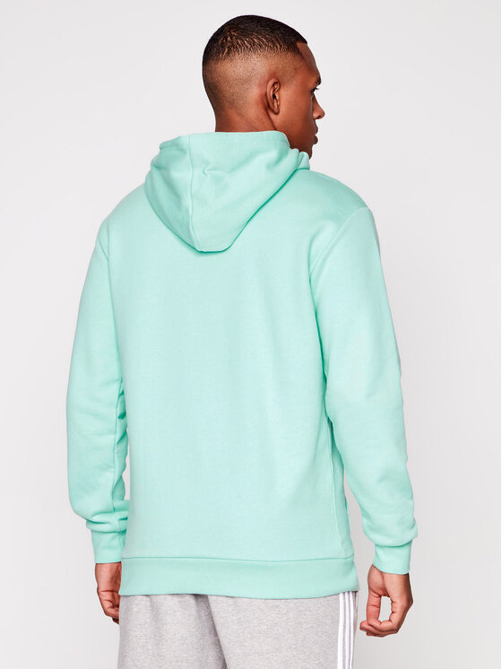 adidas Суитшърт Trefoil Essentials GN3391 Зелен Regular Fit • Modivo.bg