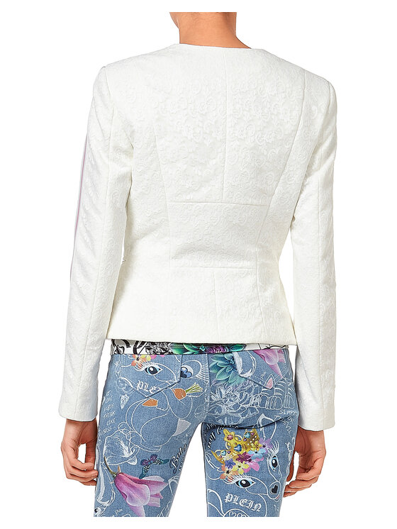 PHILIPP PLEIN PHILIPP PLEIN Giubbotto piumino 14543 Bianco Regular Fit
