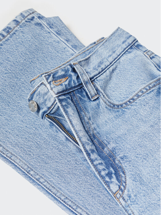 Mango Mango Farmer Matilda 57014406 Kék Straight Fit