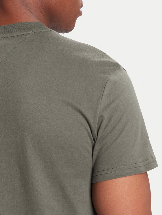 Tommy Jeans Tommy Jeans Marškinėliai DM0DM21977 Chaki Regular Fit