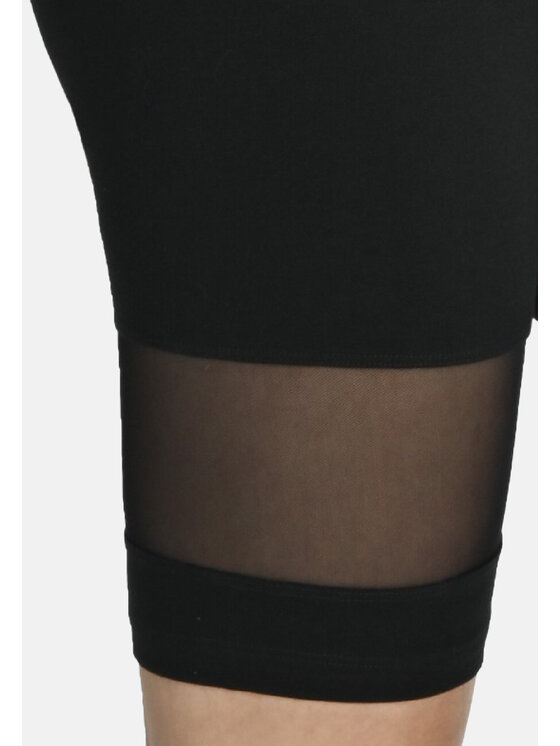 Teyli Teyli Legginsy ciążowe bawełniane Rebeca Czarny Regular Fit