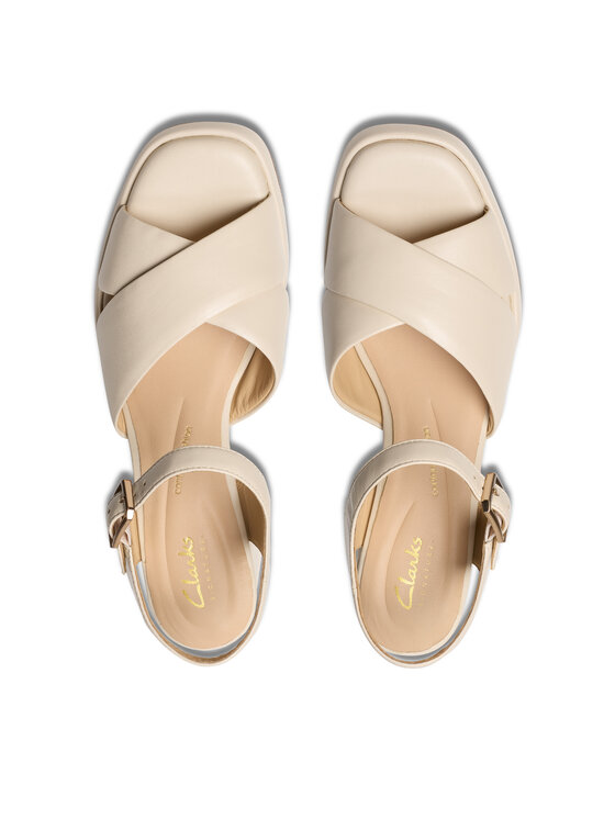 Clarks Clarks Sandały Ritzy75 Rae 26181304 Écru