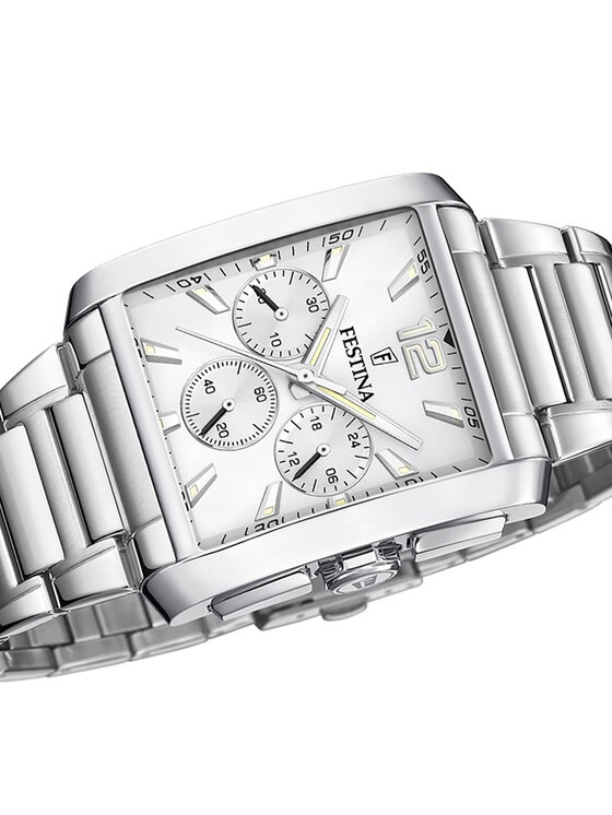 Festina Festina Zegarek F20635-1 Srebrny